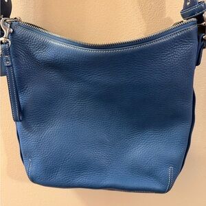 Coach Vintage Blue Leather Crossbody Bag 2003 9350